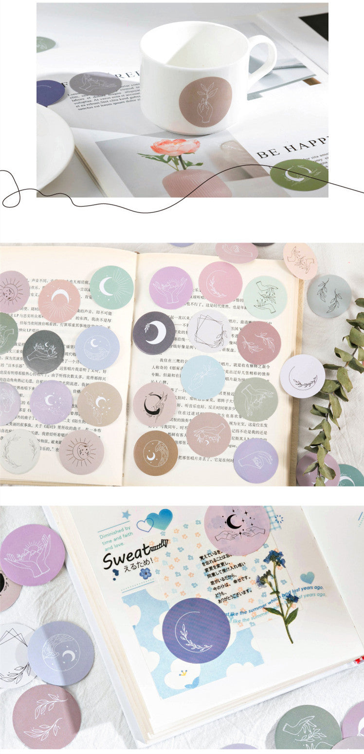 Mo Ink Cartridge Pack Stickers Galaxy Supplements Ins   Handbook Diary Decoration Universal Sealing Sticker