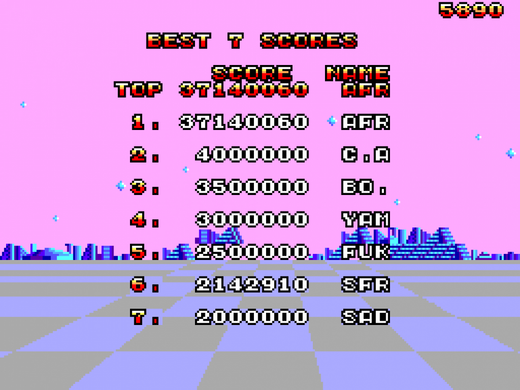 Space Harrier 3D – Sega Master System (SMS)