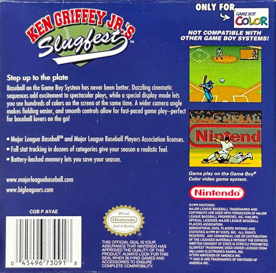 Ken Griffey Jr's Slugfest – Game Boy Color (GBC)