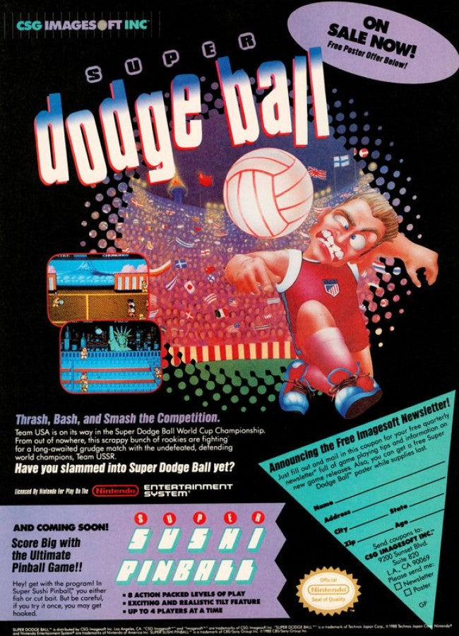 Super Dodgeball  – Nintendo Entertainment System (NES)