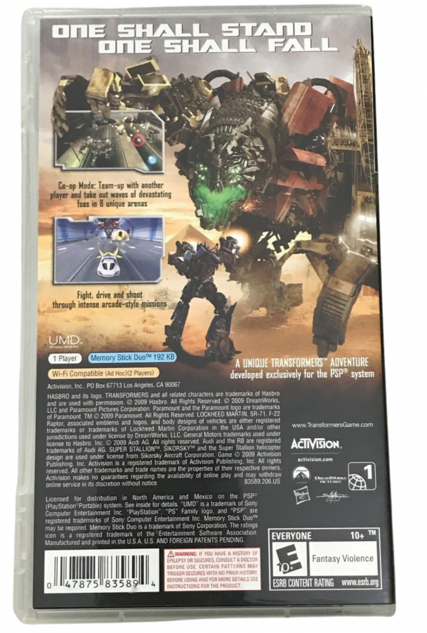 Transformers: Revenge of the Fallen [CIB] – PlayStation Portable (PSP)
