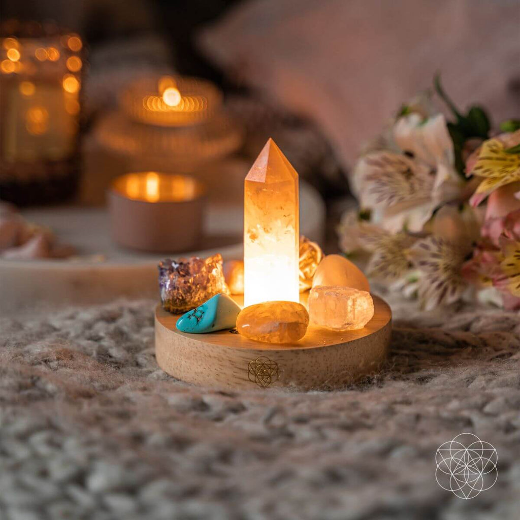 Wealth & Confidence - Turquoise Lamp